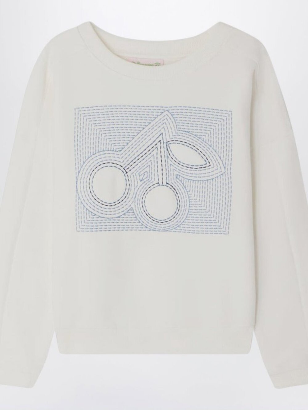 Bonpoint Girls White sweatshirt size 12